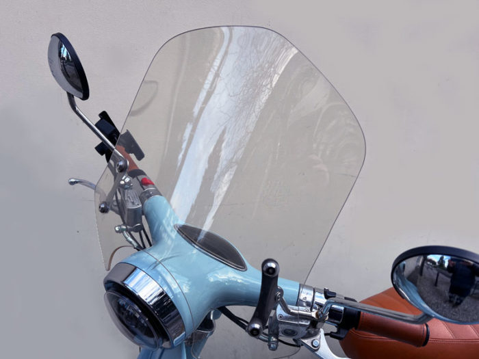 L 2mm - Pare-brise Avant Transparent Hd Pour Moto, Couverture En Plexiglas  Pour Scooter Électrique - Cdiscount Auto