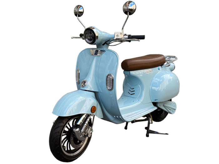 scooter électrique Roma bleu équivalent 125 cc