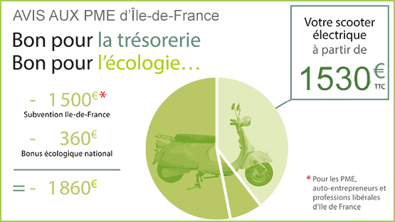 subvention PME scooter électrique